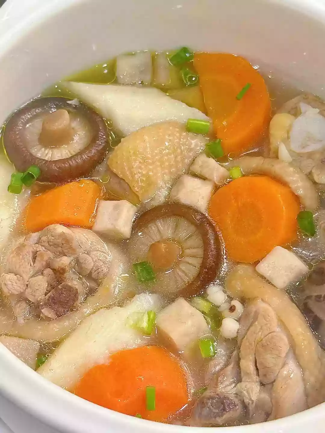 Mushroom Barley Chicken Soup