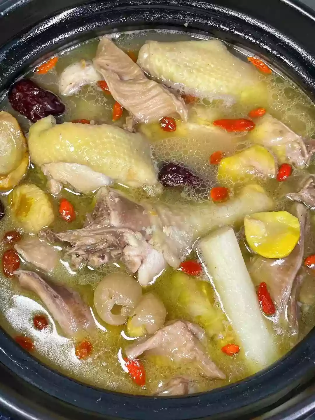 Pig Stomach, Free-Range Chicken, and Chestnut Soup