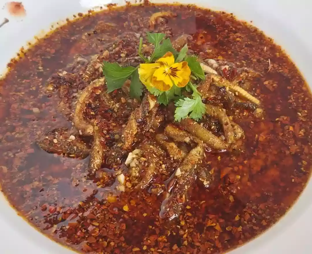 Spicy Eel Strips with Oil