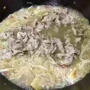 Spicy Beef in Golden Broth